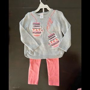 Gymboree sweater and legging set